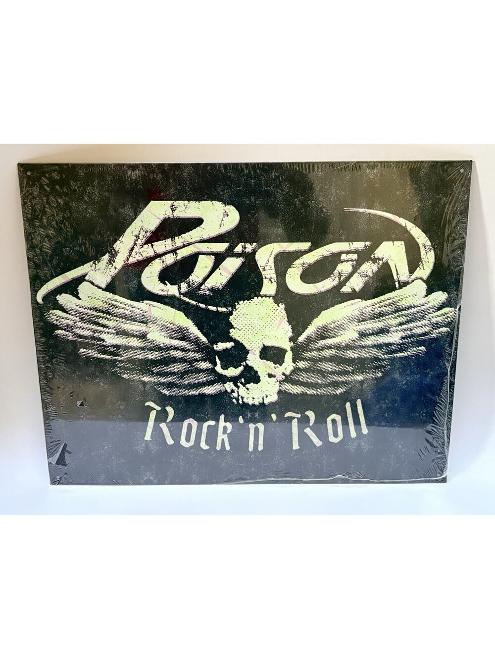 NEW Poison Tin Metal Sign Rock 'n' Roll - Skull - Black, 16x12 1/2" MADE IN USA